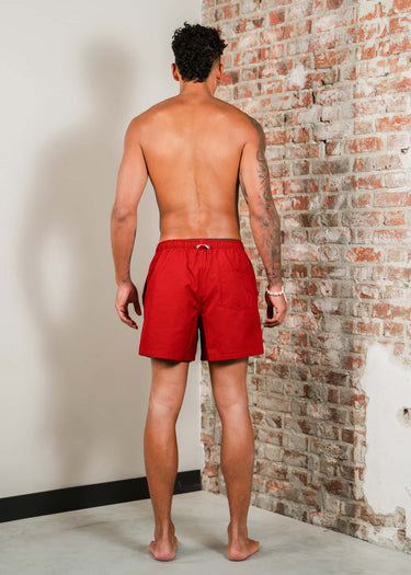 Fred Perry Zwembroeken Swimshorts - burnt red