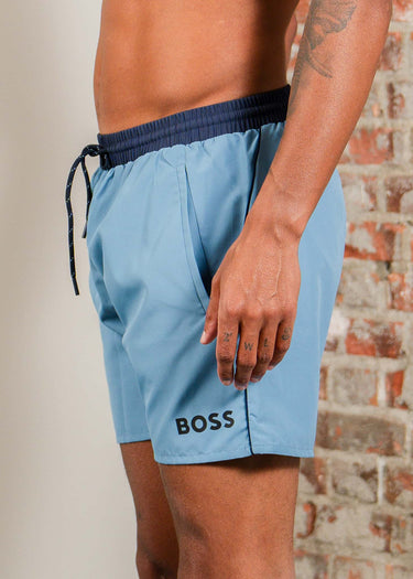Hugo Boss Zwembroeken Starfish - turquise aqua