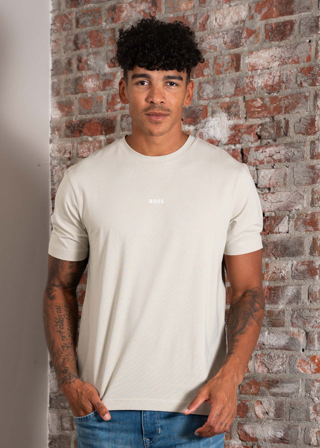 Hugo Boss T-shirts Tchup - light beige