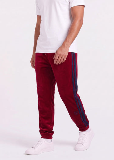 Sergio Tacchini Broeken Damarindo velour pants - tibetan red