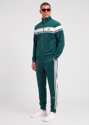 Sergio Tacchini Broeken Damarindo velour pants - pineneedle