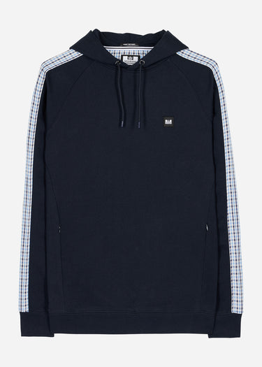 Weekend Offender Hoodies Lo sung - navy blue house check