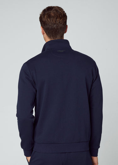 Hackett London Vesten Heritage tipped full zip - navy