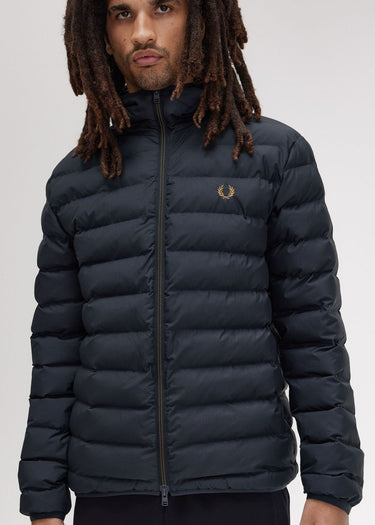 Fred Perry Jassen Hooded insulated jacket - navy