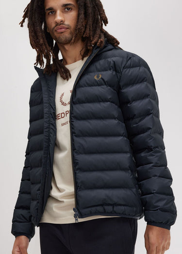 Fred Perry Jassen Hooded insulated jacket - navy