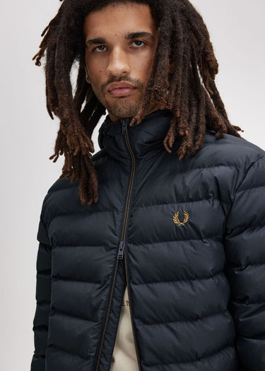 Fred Perry Jassen Hooded insulated jacket - navy