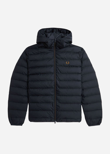 Fred Perry Jassen Hooded insulated jacket - navy
