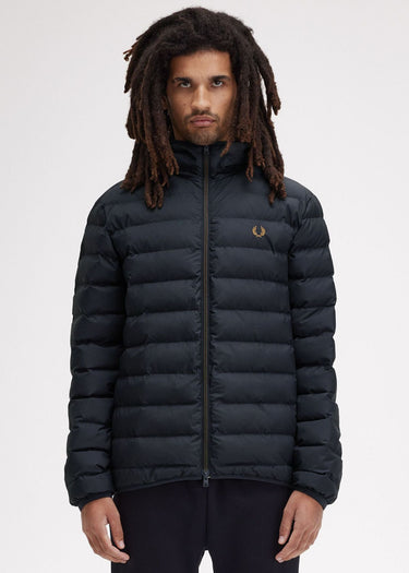 Fred Perry Jassen Hooded insulated jacket - navy