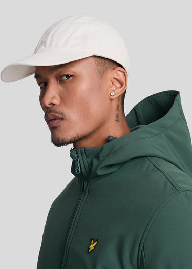 Lyle & Scott Jassen Fleece back softshell jacket - argyle teal