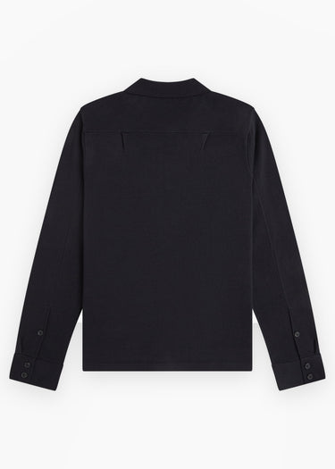 Fred Perry Overshirts Knitted overshirt - black