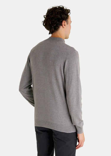 Lyle & Scott Truien Roll neck jumper - mid grey marl