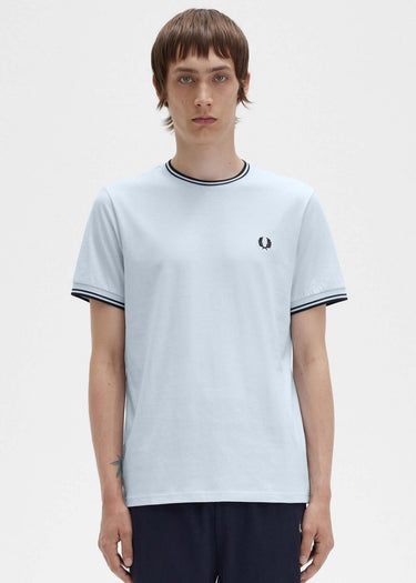 Fred Perry T-shirts Twin tipped t-shirt - light ice