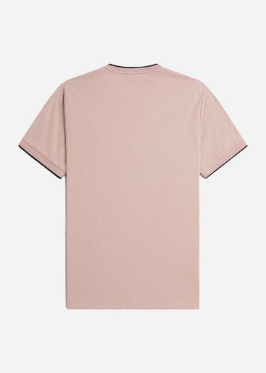 Fred Perry T-shirts Twin tipped t-shirt - dark pink dustro black