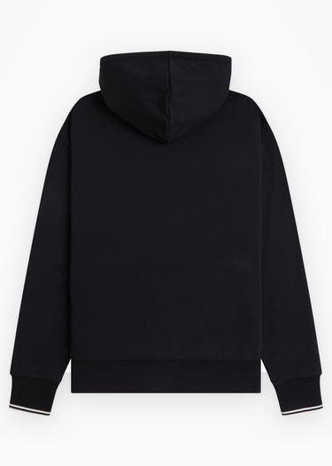 Fred Perry Hoodies Tipped hooded sweatshirt - black