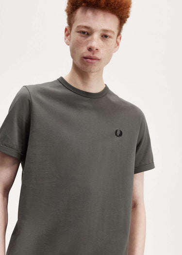 Fred Perry T-shirts Ringer t-shirt - field green
