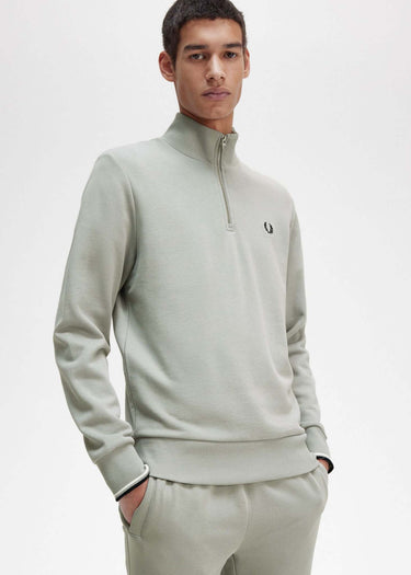 Fred Perry Truien Half zip sweatshirt - limestone