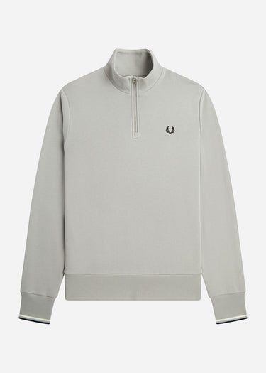 Fred Perry Truien Half zip sweatshirt - limestone