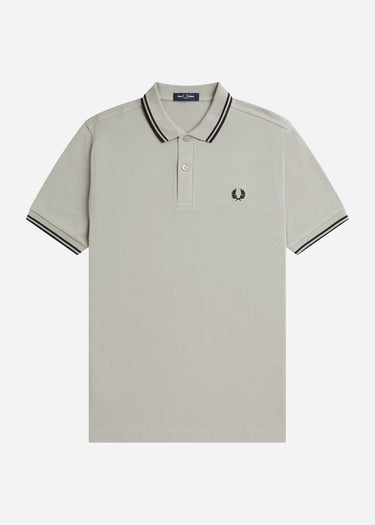 Fred Perry Polo's Twin tipped Fred Perry shirt - limestone black