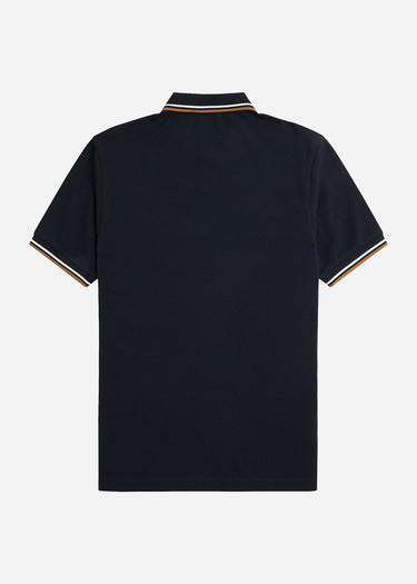 Fred Perry Polo's Twin tipped Fred Perry shirt - navy snow white shsto