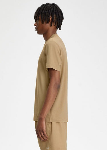 Fred Perry T-shirts Embroidered t-shirt - warm stone