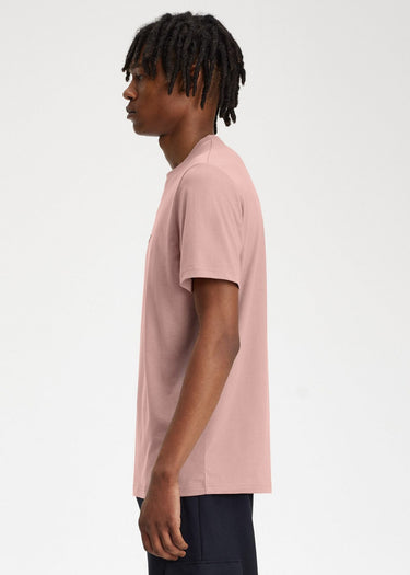 Fred Perry T-shirts Embroidered t-shirt - dark pink