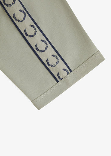 Fred Perry T-shirts Contrast tape ringer t-shirt - seagrass navy