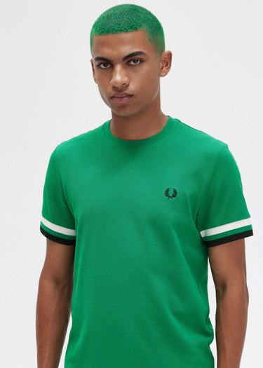 Fred Perry T-shirts Bold tipped pique t-shirt - fp green