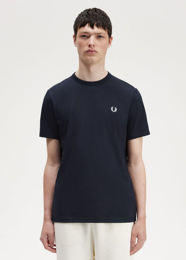 Fred Perry T-shirts Tape detail t-shirt - navy