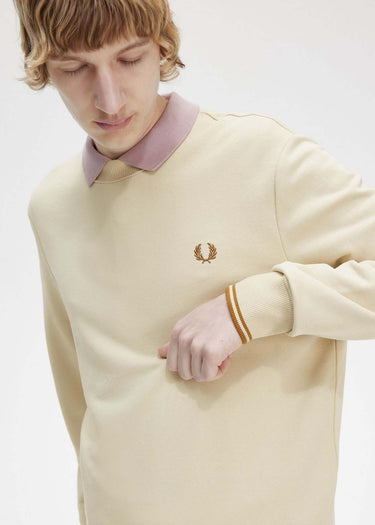 Fred Perry Truien Crew neck sweatshirt - oatmeal