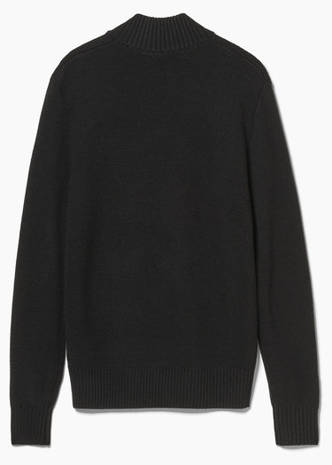 MA.Strum Truien Sarl quarter zip sweater - black