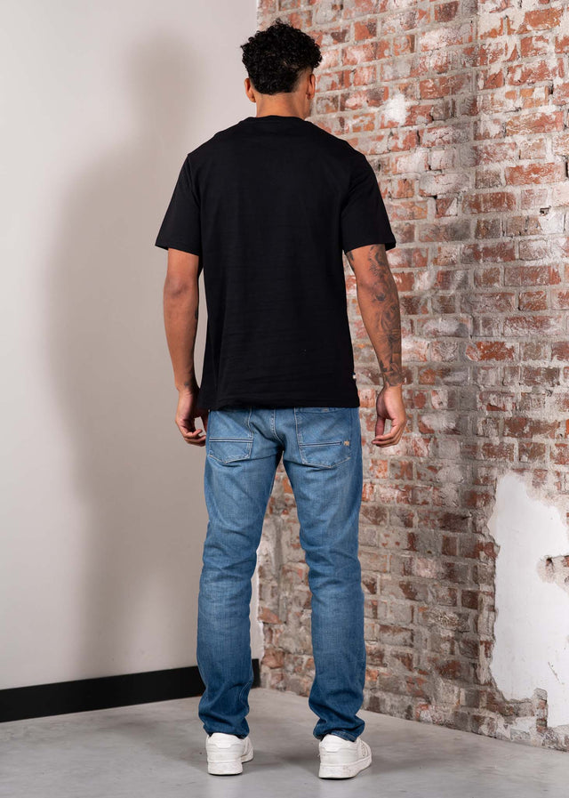 Aquascutum T-shirts Big logo t-shirt - black
