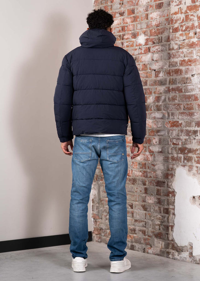 Aquascutum Jassen Sp hooded puffer - navy