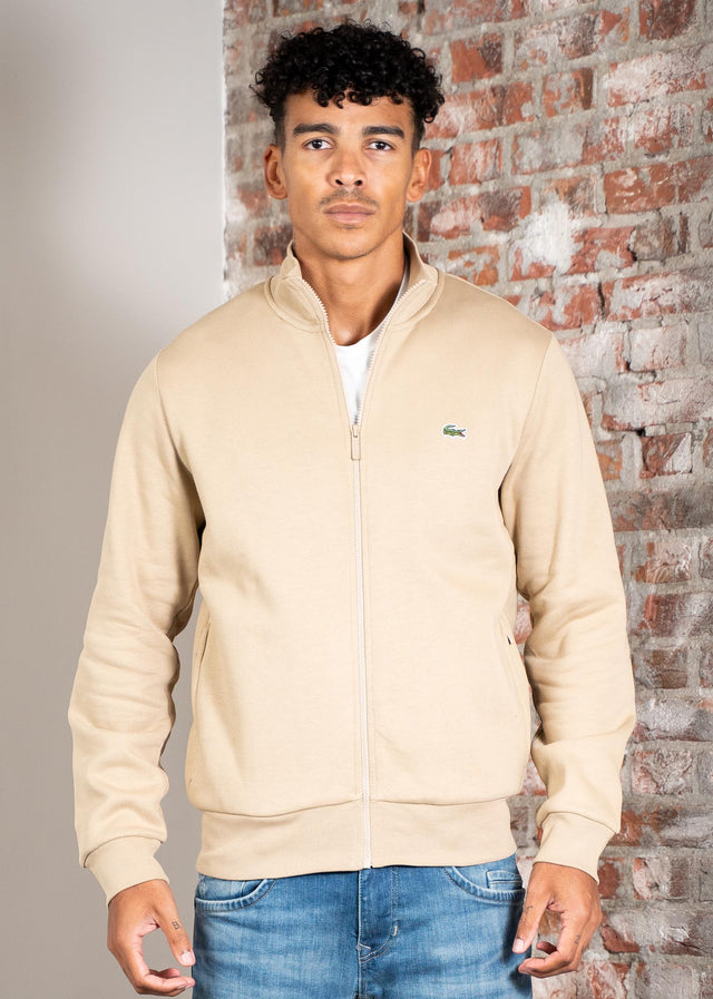 Lacoste Vesten Brushed fleeced zip - viennese