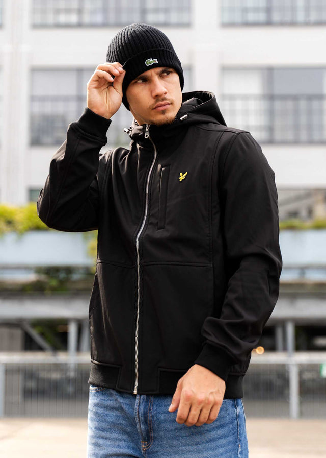 Lacoste Mutsen Beanie - black