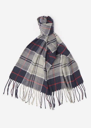 Barbour Sjaals Swinton beanie & galingale scarf gift set - blue granite