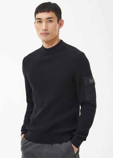 Barbour International Truien Texture crew - black