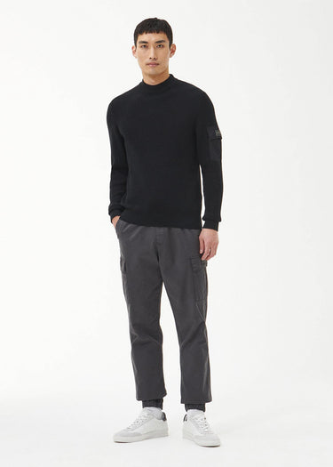 Barbour International Truien Texture crew - black