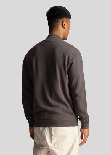 Lyle & Scott Vesten Jersey bomber - gunmetal