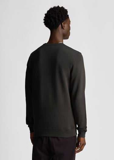Lyle & Scott Truien Tonal eagle crew neck sweatshirt - gunmetal