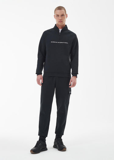 Barbour International Truien Motored funnel sweat - black