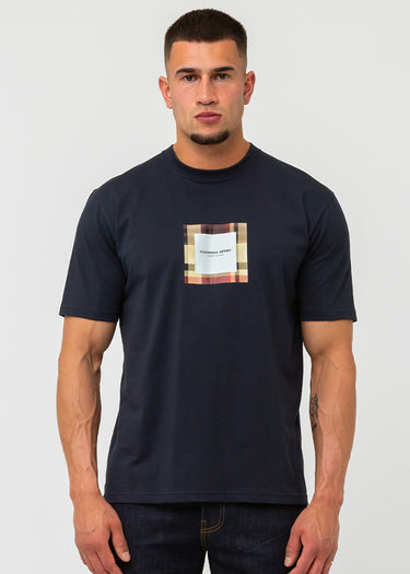 Marshall Artist T-shirts UK ism box logo t-shirt - navy