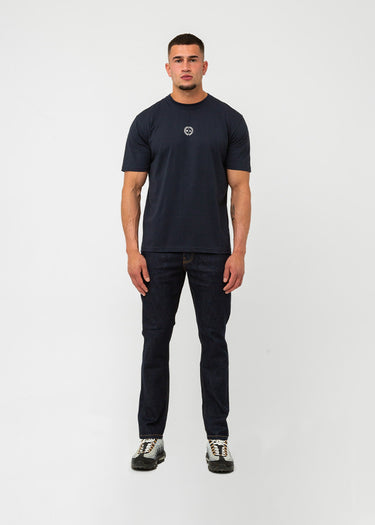 Marshall Artist T-shirts UK ism map t-shirt - navy