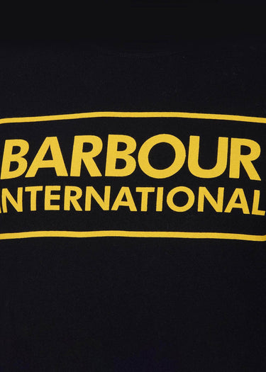 Barbour International T-shirts Essential large logo tee - black
