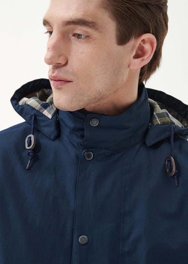 Barbour Jassen Chelsea mac jacket - navy forest mist