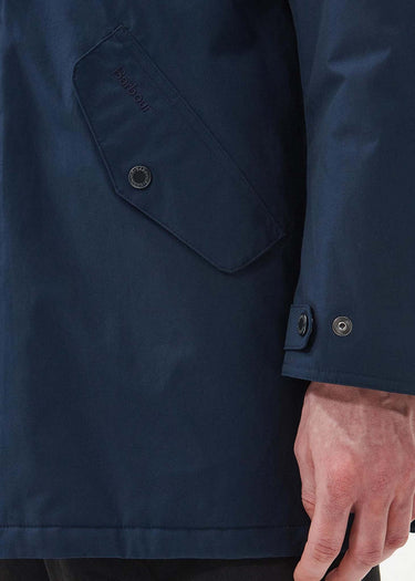 Barbour Jassen Chelsea mac jacket - navy forest mist