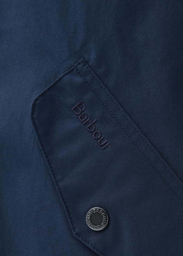 Barbour Jassen Chelsea mac jacket - navy forest mist