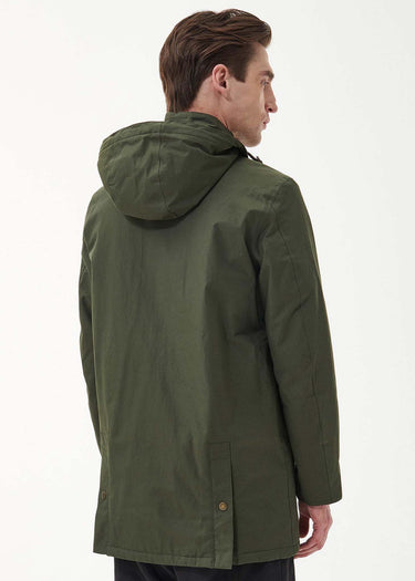 Barbour Jassen Chelsea mac jacket - olive forest mist
