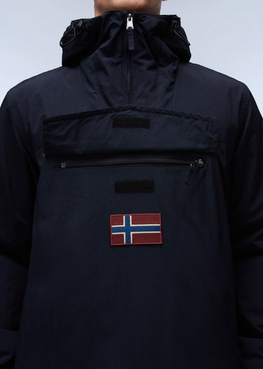 Napapijri Jassen Winter Rainforest overhead jacket next - black
