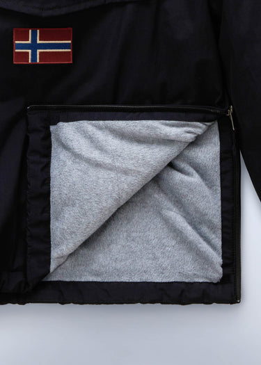 Napapijri Jassen Winter Rainforest overhead jacket next - black