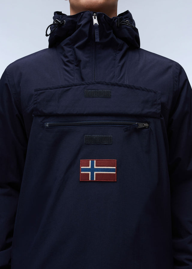 Napapijri Jassen Winter Rainforest overhead jacket next - blue marine